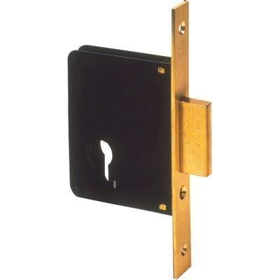 SERRATURA LEGNO INFILARE 52310 CISA  B.QUADRO OTTONATO F.MM 22  F.SAGOM M2 E.MM 40