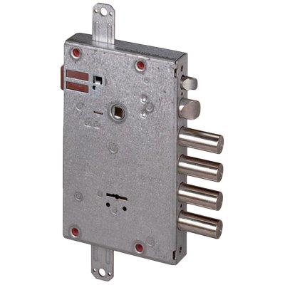 SERRATURA METALLO APPLICARE ELETTRICA 17515 CISA  DM LUNGA + CANTIERE M4+SCR IP.MM 28 E.MM 64