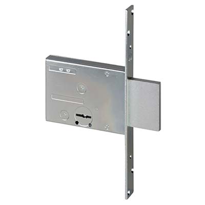 SERRATURA METALLO INFILARE 57013 CISA  B.Q ZINC F.MM 25 DM M4 H.MM 82 E.MM 60