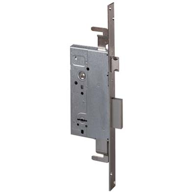 SERRATURA METALLO INFILARE 57215 CISA  B.Q ZINC F.MM 25 DM M4 TRIPL+SCR E.MM 50