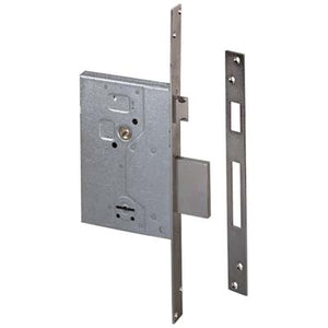 SERRATURA METALLO INFILARE 57250 CISA  B.Q ZINC F.MM 25 DM M4+SCR E.MM 60