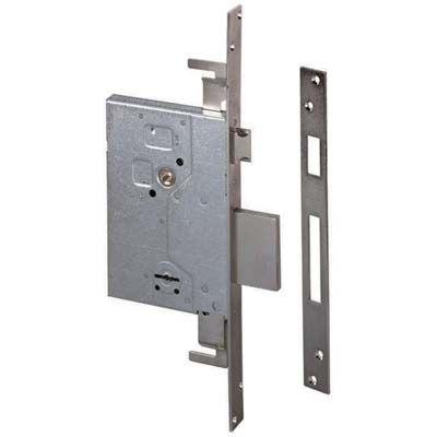 SERRATURA METALLO INFILARE 57255 CISA  B.Q ZINC F.MM 25 DM M4 TRIPL+SCR E.MM 60