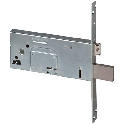 SERRATURA METALLO INFILARE 57353 CISA  B.Q ZINC F.MM 25 DM M4+SCR H.MM 78 E.MM 90