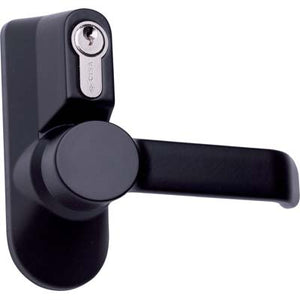 MANIGLIA ANTIPANICO ESTERNA 07078.38 CISA  + CILINDRO VERN NERA