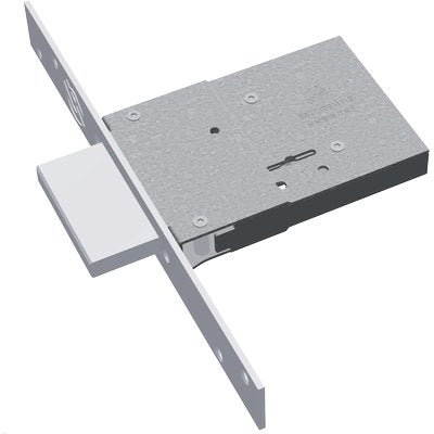 SERRATURA METALLO INFILARE 2001 SECURMAP SECUREMME  B.Q ZINC F.MM 25 DM M4 H.MM 73 E.MM 60