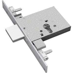 SERRATURA METALLO INFILARE 2053 SECUREMME  B.Q ZINC F.MM 25 F.SAGOM M3 TRIPL H.MM 82 E.MM 70