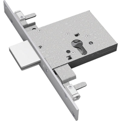 SERRATURA METALLO INFILARE 2053 SECUREMME  B.Q ZINC F.MM 25 F.SAGOM M3 TRIPL H.MM 82 E.MM 70