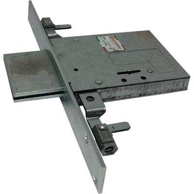 SERRATURA METALLO INFILARE 2033 SECURMAP SECUREMME  B.Q ZINC F.MM 25 DM M4 TRIPL H.MM 82 E.MM 60