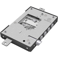 SERRATURA METALLO APPLICARE NUDA 2500 SECUREMME  S/CUORE TRIPL+SCR IP.MM 28 E.MM 63 DX