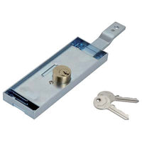 SERRATURA SERRANDA APPLICARE 2275 SECUREMME - C.TONDO FISSO C.PIEGATO LATERALE  DX CF= PZ 2- 1 confezioni