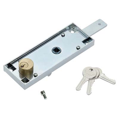 SERRATURA BASCULANTE APPLICARE 2290 SECUREMME - C.TONDO FISSO+Q8 I.MM 67 C.DRITTO CF=PZ 2- 1 confezioni