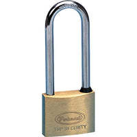 LUCCHETTO ARCO LUNGO 2700 POTENT - OTTONE ARCO CROMATO CHIAVI 2 MM 30X41- 12 pezzi