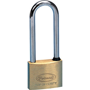 LUCCHETTO ARCO LUNGO 2700 POTENT - OTTONE ARCO CROMATO CHIAVI 2 MM 40X58- 12 pezzi