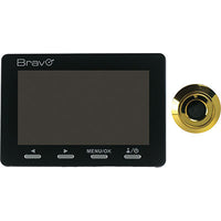 SPIONCINO ELETTRONICO MAXI SOTTOCCHIO BRAVO  ORO CON SCHERMO LCD 4,3 MM. 40105