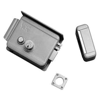 SERRATURA CANCELLO APPLICARE ELETTRICA 688 YALE  VERN C.TONDO FISSO+SCR+PULS+TETT E.MM 70 SX