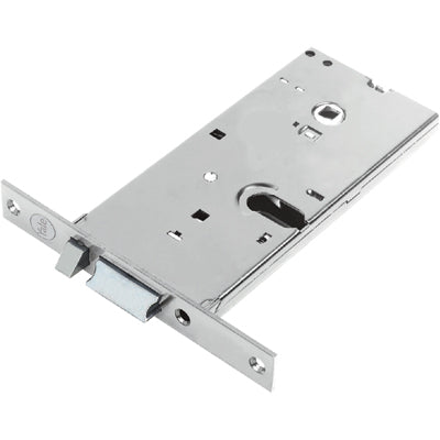 SERRATURA METALLO INFILARE ELETTRICA 85502 YALE  B.Q INOX F.MM 22 F.OV+SCR+F+Q8 H.MM 78 E.MM 80