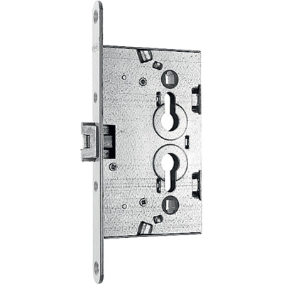 SERRATURA METALLO INFILARE PN5C NEMEF FEB  B.T ZINC F.MM 20 M1+SCR Q8 E.MM 65