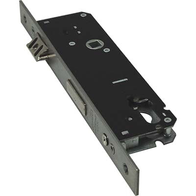 SERRATURA MONTANTE INFILARE 1300 OMEC  B.Q INOX F.MM 22 F.SAG. M1+SCR E.MM 30