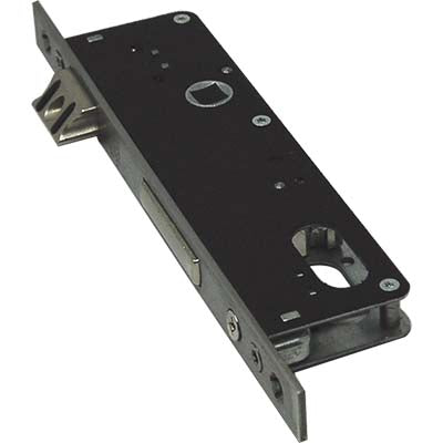 SERRATURA MONTANTE INFILARE 530 OMEC  B.Q INOX F.MM 16 F.OVALE M1+SCR E.MM 30