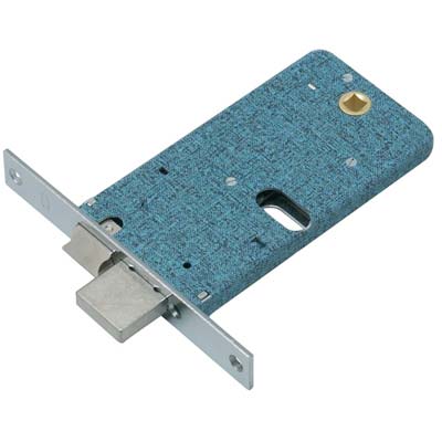 SERRATURA METALLO INFILARE 370 OMEC  B.Q NICH F.MM 16 F.OVALE M3+SCR H.MM 78 E.MM 60