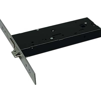 SERRATURA METALLO INFILARE 5940 OMEC  B.Q INOX F.MM 25 DM M4+SCR H.MM 64 E.MM 90