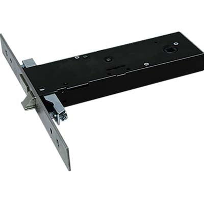 SERRATURA METALLO INFILARE 5980 OMEC  B.Q INOX F.MM 25 DM M4 TRIPL+SCR H.MM 57 E.MM 90