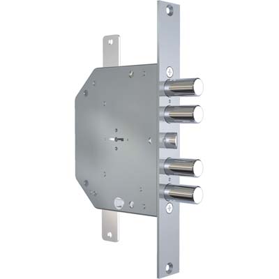 SERRATURA METALLO INFILARE 2151 MRX CR  DM M4 TRIPL+SCR IP.MM 28 E.MM 60 DX/SX