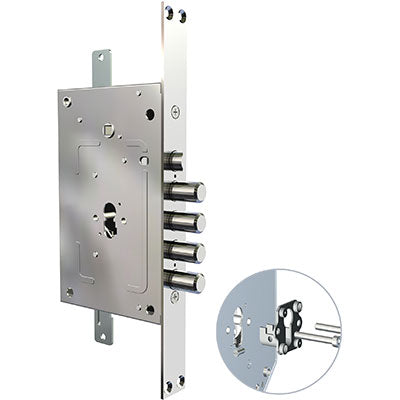 SERRATURA METALLO INFILARE 2650 PEN CR  F.SAGOM M2 TRIPL+SCR IP.MM 28 E.MM 68 DX/SX