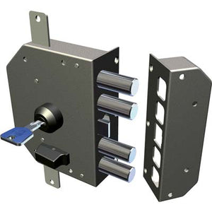 SERRATURA LEGNO APPLICARE 3250 K55/34 CR  C.EUROPEO M4 TRIPL+SCR E.MM 60 DX