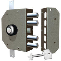 SERRATURA LEGNO APPLICARE 3250P CR  C.POMPA M4+POMOLO TRIPL+SCR E.MM 60 SX