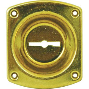 MOSTRINA RETTANGOLARE DOPPIA MAPPA 32 CR  OTTONE INCAVO MM 12 MM 46X30