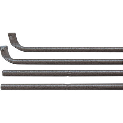 ASTE X SERRATURA ESTERNE 91/01 CR - VERNICIATE CURVE TRIPLICI MM 18 CF=PZ 2+2- 1 confezioni