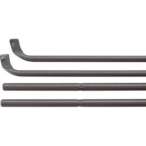 ASTE X SERRATURA ESTERNE 91/01 CR - VERNICIATE CURVE TRIPLICI MM 18 CF=PZ 2+2- 1 confezioni