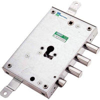 SERRATURA METALLO APPLICARE 85571AN MOTTURA  F.SAGOM M2 TRIPL+SCR IP.MM 37 E.MM 63 SX SP.MM 10