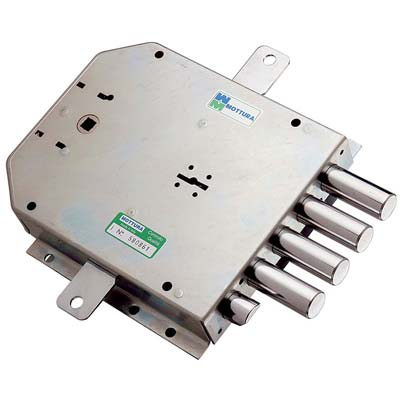 SERRATURA METALLO APPLICARE 50555 MOTTURA  DM M4 TRIPL+SCR IP.MM 25 E.MM 60 SX