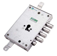 SERRATURA METALLO APPLICARE 85571 MOTTURA  F.SAGOM M2 TRIPL+SCR IP.MM 28 E.MM 63 DX