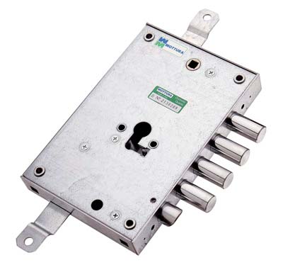 SERRATURA METALLO APPLICARE 85571 MOTTURA  F.SAGOM M2 TRIPL+SCR IP.MM 28 E.MM 63 SX