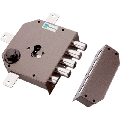 SERRATURA LEGNO APPLICARE 38650 MOTTURA  F.SAGOM M2 QUINT+SCR E.MM 63 DX