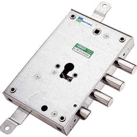 SERRATURA METALLO APPLICARE 85571 MOTTURA  F.SAGOM M2 TRIPL+SCR IP.MM 37 E.MM 63 SX