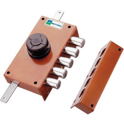 SERRATURA LEGNO APPLICARE 30427 MOTTURA  C.POMPA M2 +POMOLO E.MM 30 DX