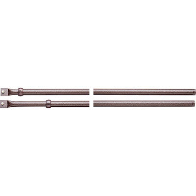 ASTE X SERRATURA ESTERNE 93140 MOTTURA - VERNICIATE DRITTE TRIPLICI MM 18 CF=PZ 2- 1 confezioni