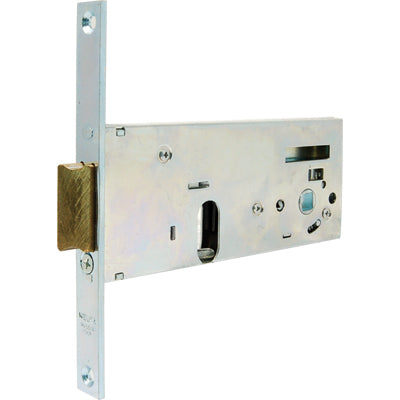 SERRATURA METALLO INFILARE 133 WELKA  B.Q ZINC F.MM 16 F.OVALE M2+SCR H.MM 64 E.MM 60