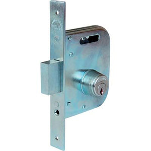 SERRATURA CANCELLO INFILARE 065450 WELKA  B.Q ZINC F.MM 22 M1,5+POM E.MM 45 C.MM 30