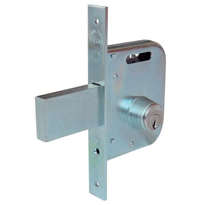 SERRATURA CANCELLO INFILARE 065454 WELKA - B.Q ZINC F.MM 22 M1,5+POM E.MM 45 C.MM 70 CF=PZ 2- 1 confezioni