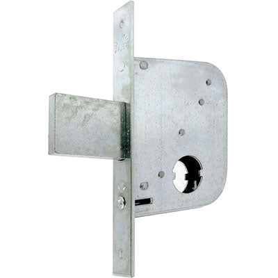 SERRATURA CANCELLO INFILARE 071454 WELKA  B.Q ZINC F.MM 22 F.TONDO M2 E.MM 45 C.MM 68