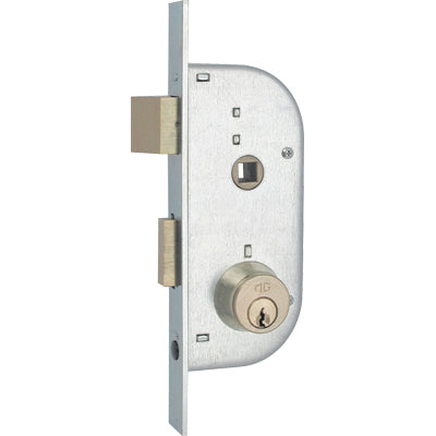 SERRATURA CANCELLO INFILARE 147 MG - B.Q ZINC F.MM 20 C.TONDO M2+SCR+Q8 E.MM 32 CF=PZ2- 1 confezioni