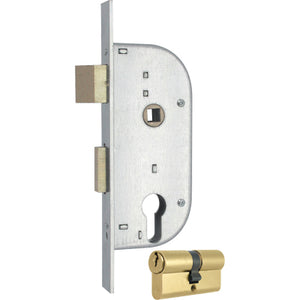 SERRATURA CANCELLO INFILARE 148 MG - B.Q ZINC F.MM 20 F.SAG M2+SCR+Q8 E.MM 32 CF=PZ 2- 1 confezioni