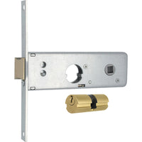 SERRATURA METALLO INFILARE 801 MG - B.Q ZINC F.16 F.TONDO M2+SCR+Q8 H.44 E.60 CF=PZ 2- 1 confezioni