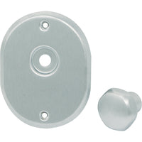 MOSTRINA E POMOLO X CILINDRO + PERNO 331L CIPIERRE  MM 90X70  CROMO SATINATO