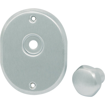 MOSTRINA E POMOLO X CILINDRO + PERNO 331L CIPIERRE  MM 90X70  CROMO SATINATO